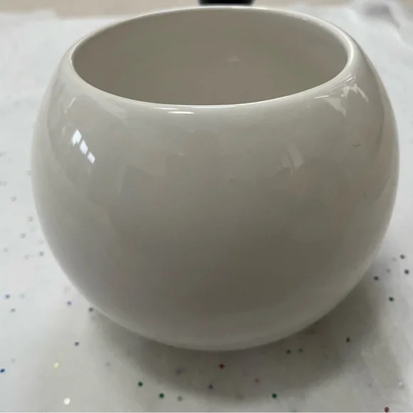 Vintage Y2K Telaflora Snowman Hugging a Snowball Planter, Candle Holder, Vase - Picture 11 of 11